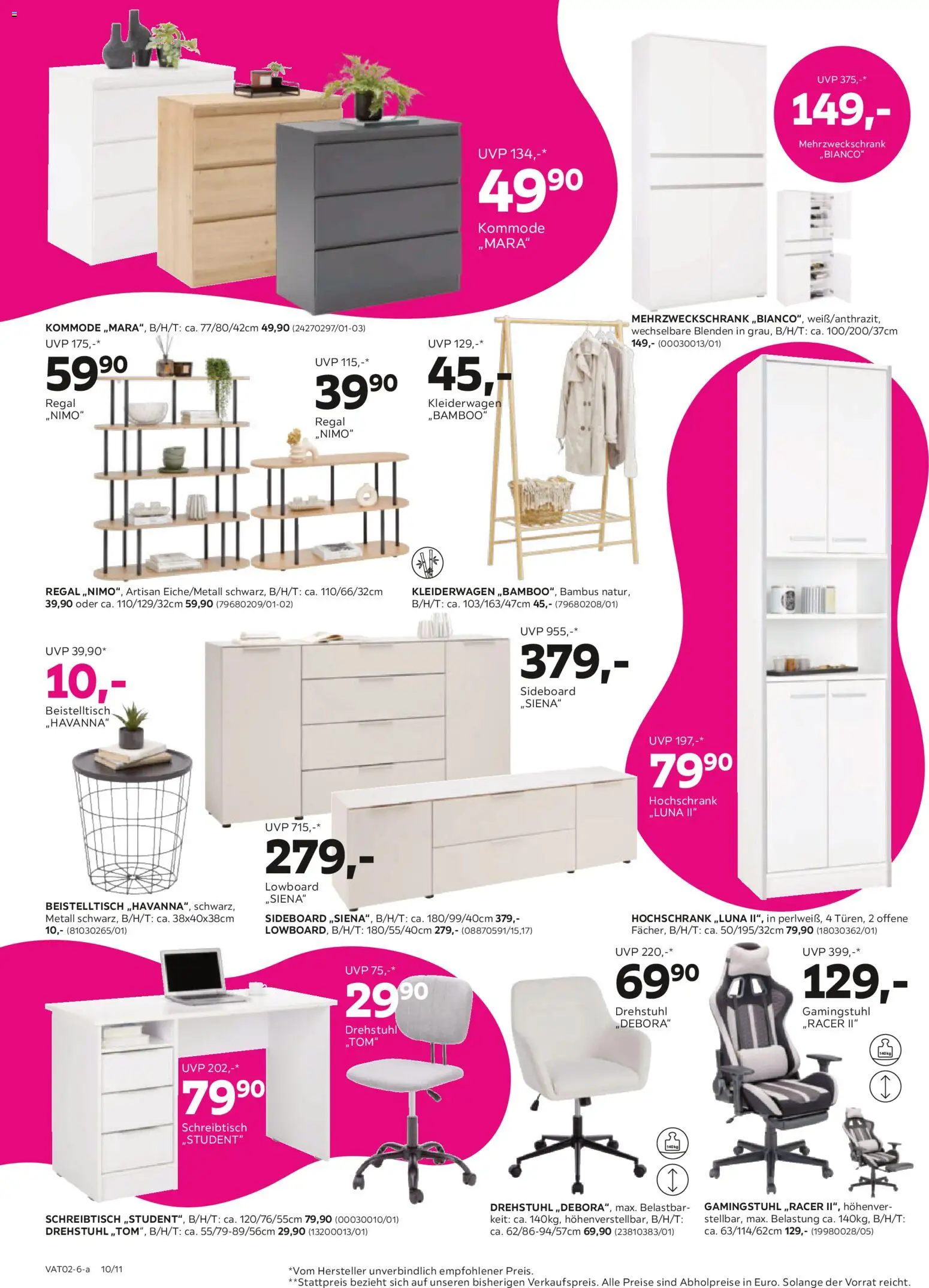 Mömax Prospekt aktuell gültig ab 27.01.2026 | Seite: 10 | Produkte: Kommode, Regal