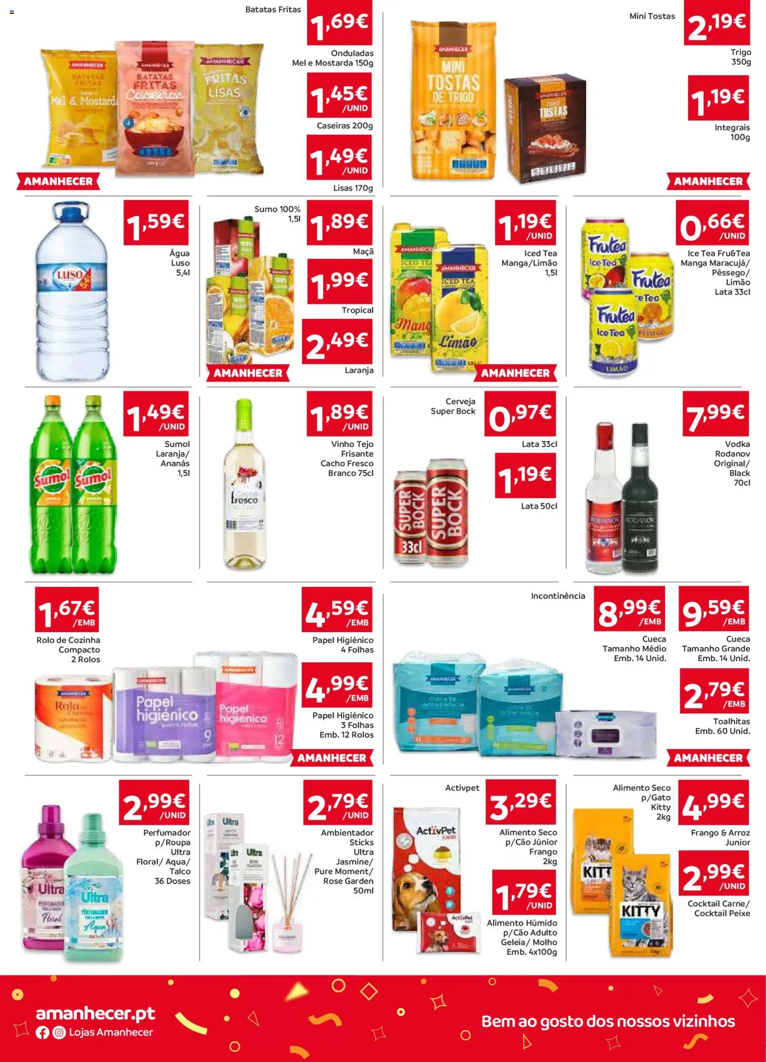 Amanhecer Folheto Madeira │ válido de 12.02.2026 | Página: 8 | Produtos: Cerveja, Arroz, Peixe, Vodka