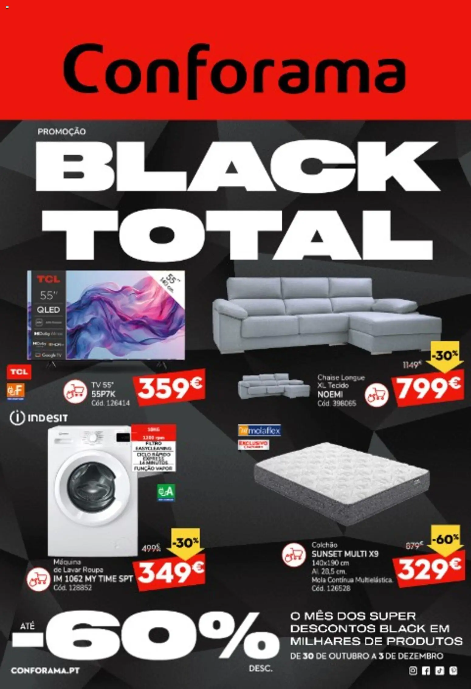 Conforama Black Friday │ válido de 30.10.2025 | Página: 1