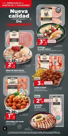 Vista previa CERDO Estofado de cerdo, Estofado de cerdo válido desde el 12.11.2025 | Página: 6 | Productos: Cerdo, Peso, Filete, Bandeja