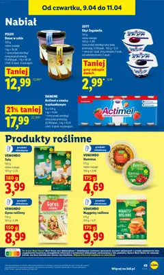Pogląd oferty "ZOTT Skyr Jogobella, Skyr Jogobella, różne rodzaje, 150 g" - ważna od 09.04.2026 | Strona: 41