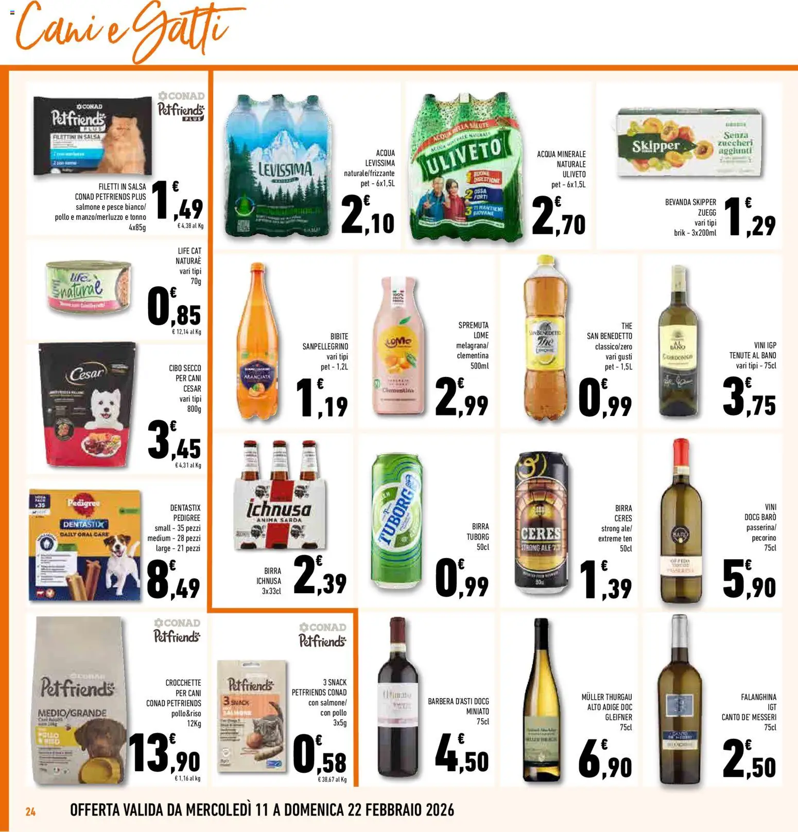 Volantino Conad del 11.02.2026 | Pagina: 24