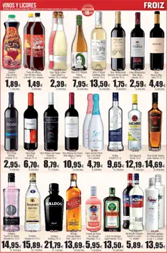 Froiz folleto │ válido desde el 22.07.2025 | Página: 14 | Productos: Licor, Ron, Vino, Vodka