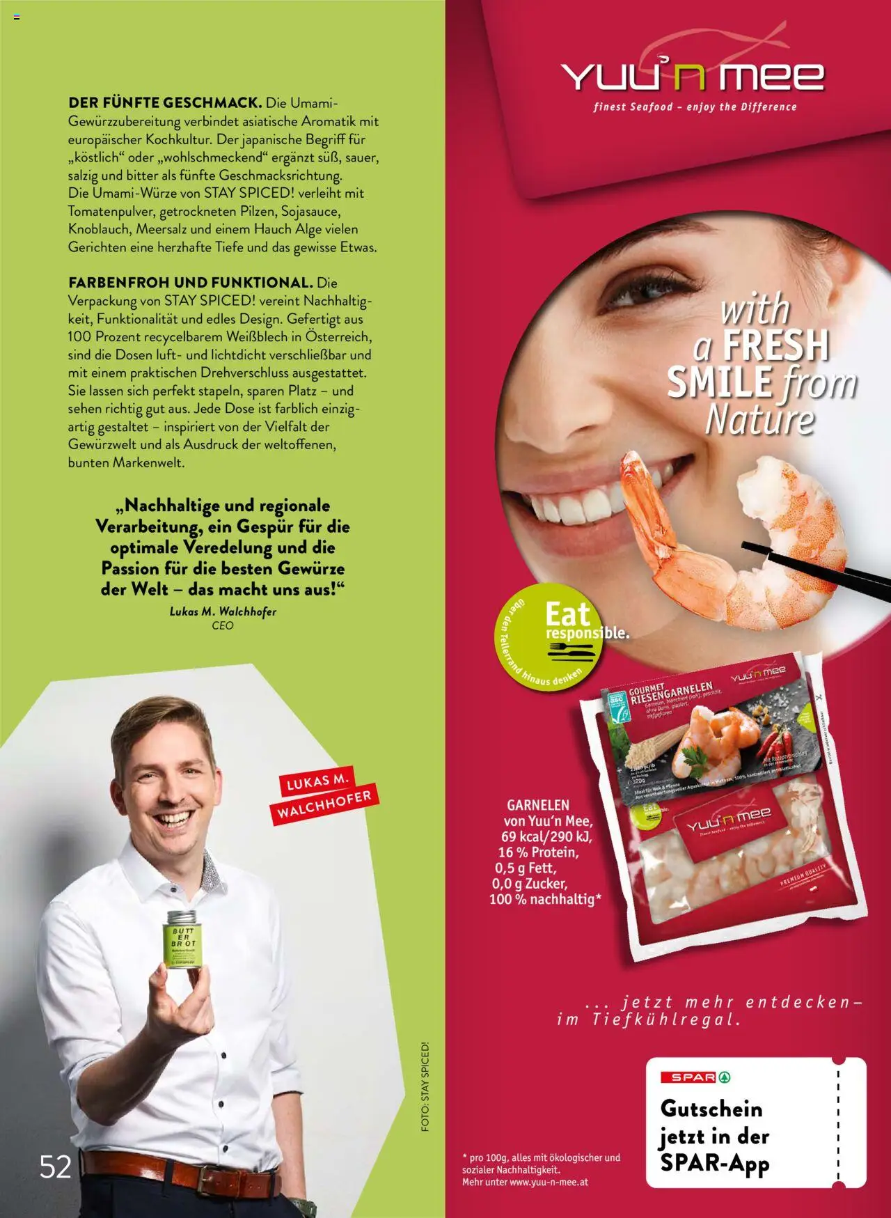 Spar Mahlzeit! Magazin gültig ab 01.07.2025 | Seite: 52 | Produkte: Gewürze, Brot