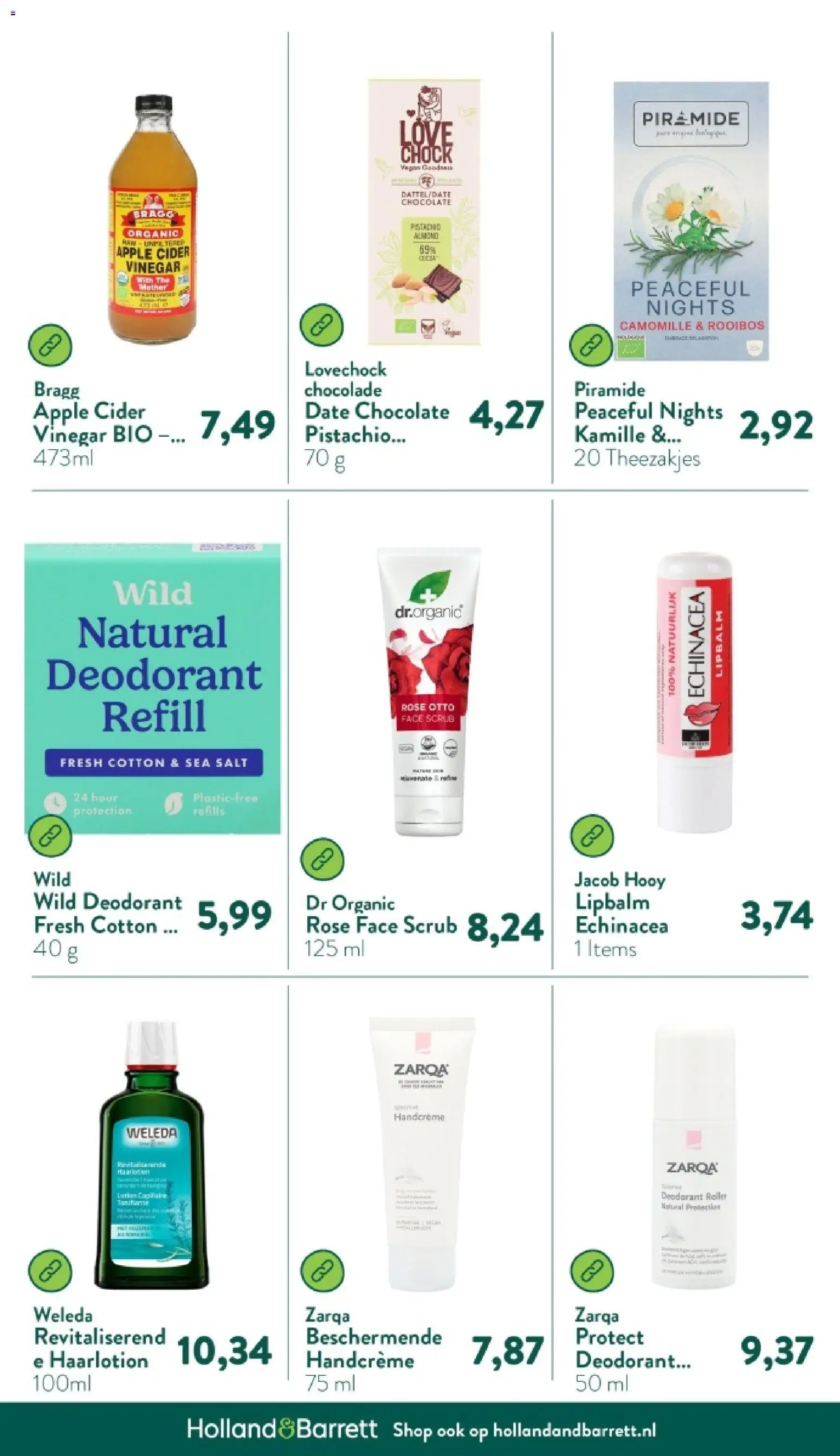 {H1} | Pagina: 5 | Producten: Deodorant, Chocolade, Handcrème