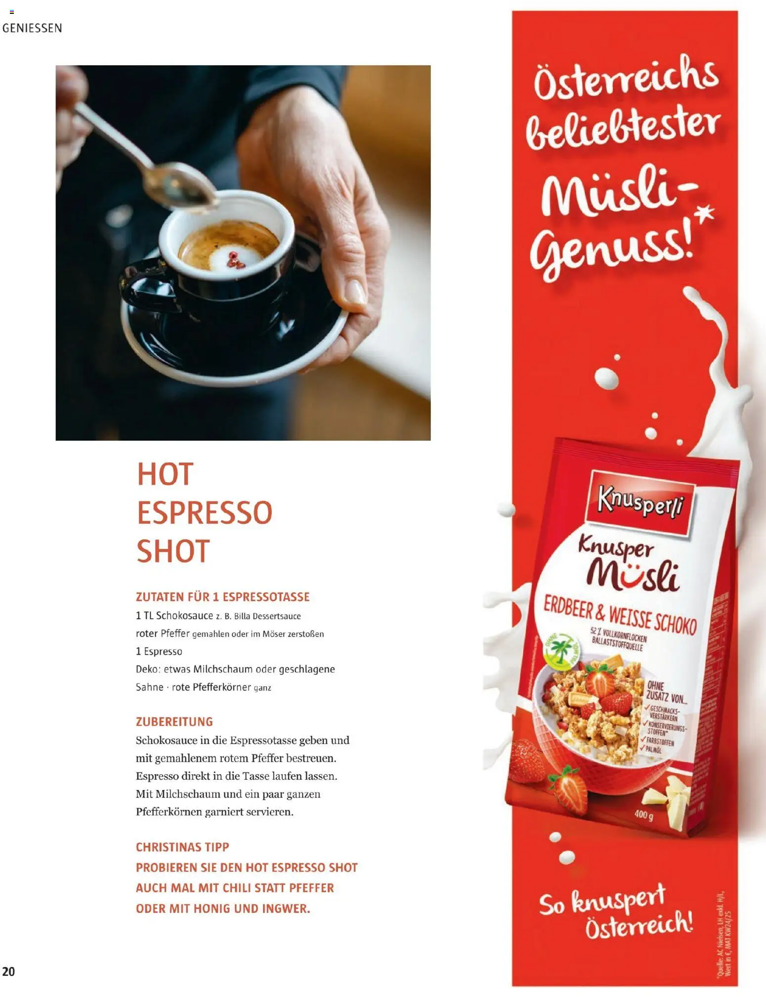 Sutterlüty B’sundrig Magazine gültig ab 17.11.2025 | Seite: 85 | Produkte: Sahne, Pfeffer, Chili