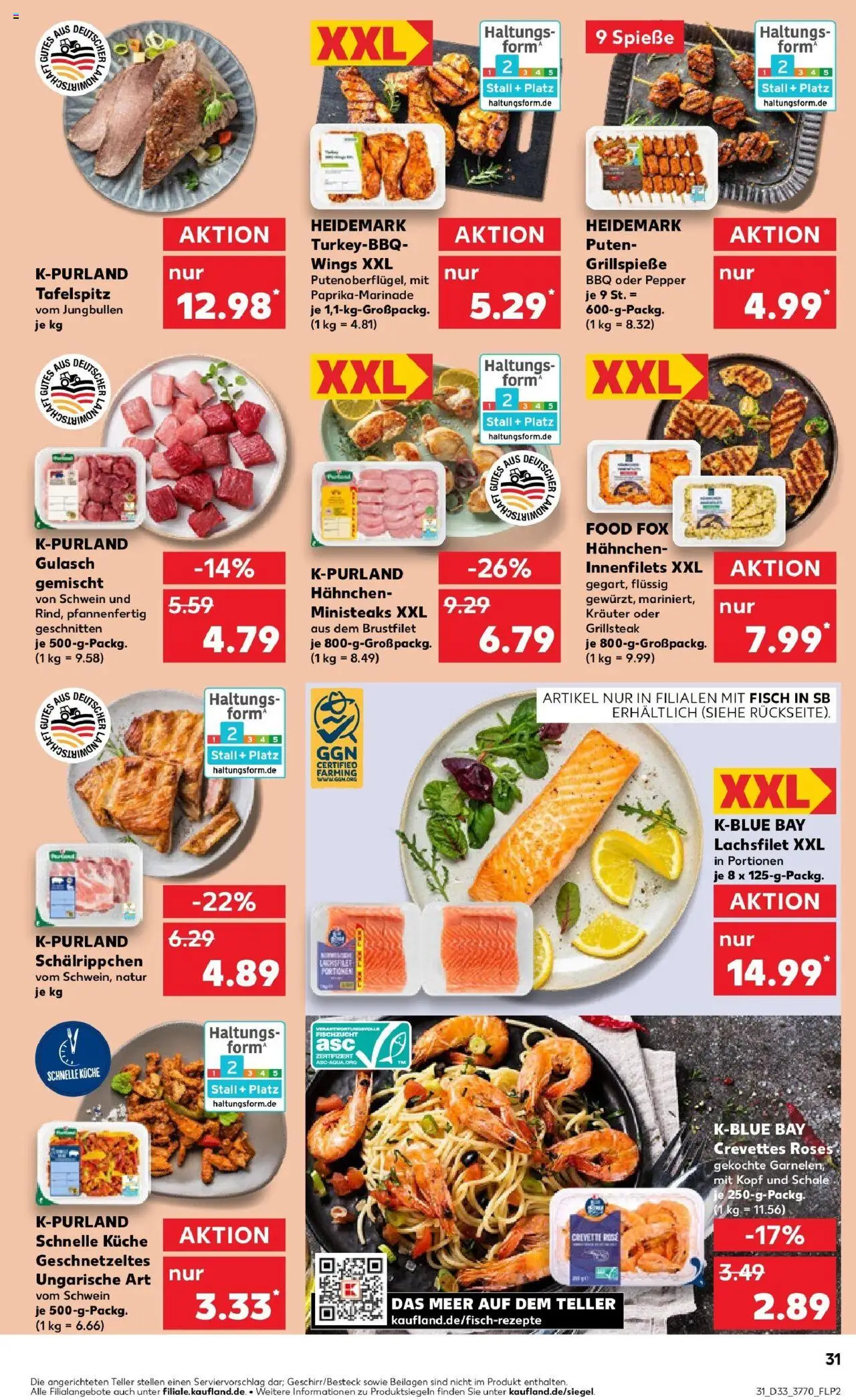 Kaufland prospekt Freital	 - gültig ab dem 18.08.2025 | Seite: 44 | Produkte: Tafelspitz, Hahnchen, Küche, Spieße