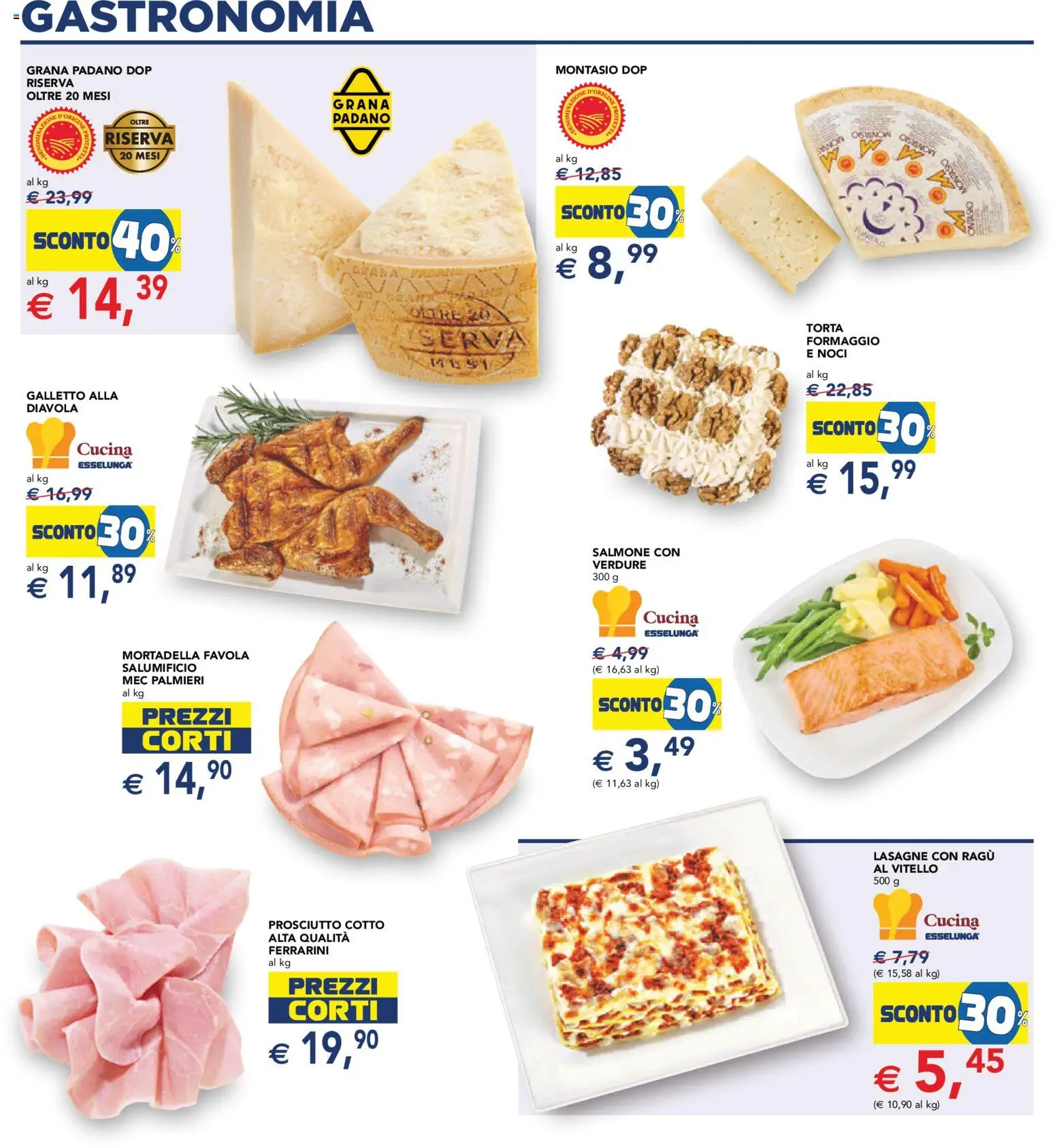 Volantino Esselunga S del 29.01.2026 | Pagina: 16 | Prodotti: Verdure, Formaggio, Noci, Torta