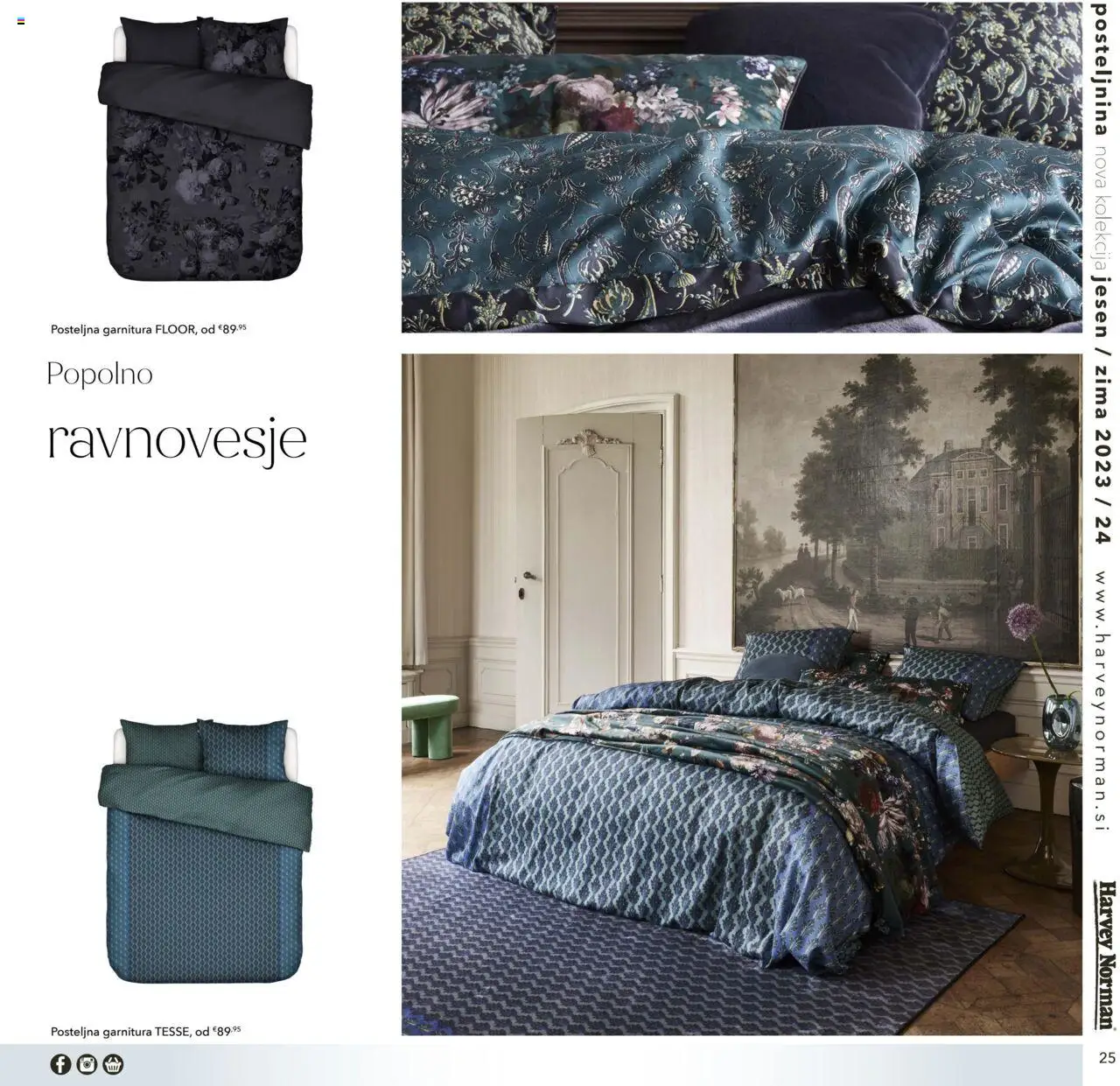 Harvey Norman katalog posteljnina jesen zima │ velja od 01.10.2023 | Stran: 25 | Izdelki: Posteljnina