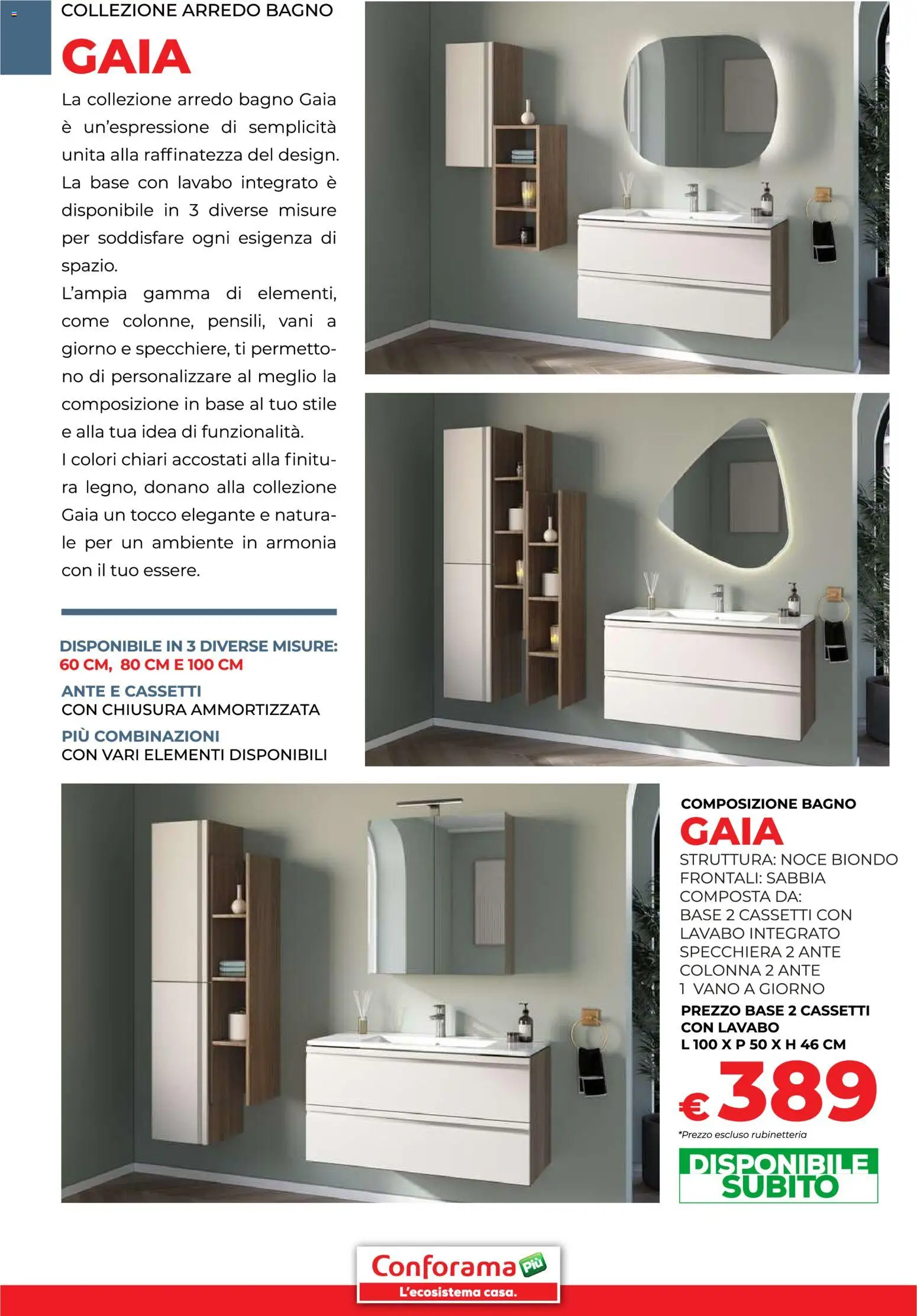 Volantino Conforama del 30.01.2026 | Pagina: 8 | Prodotti: Bagno