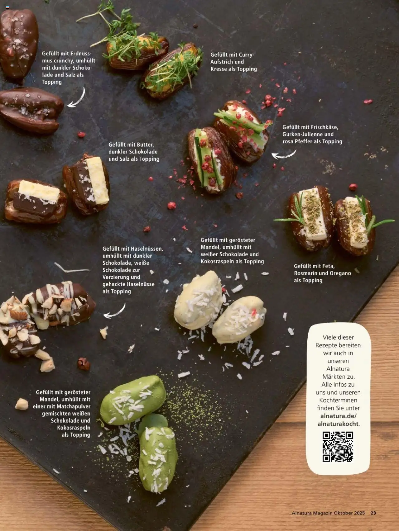Alnatura Prospekt – gültig ab 01.10.2025 | Seite: 23 | Produkte: Schokolade, Salz, Pfeffer