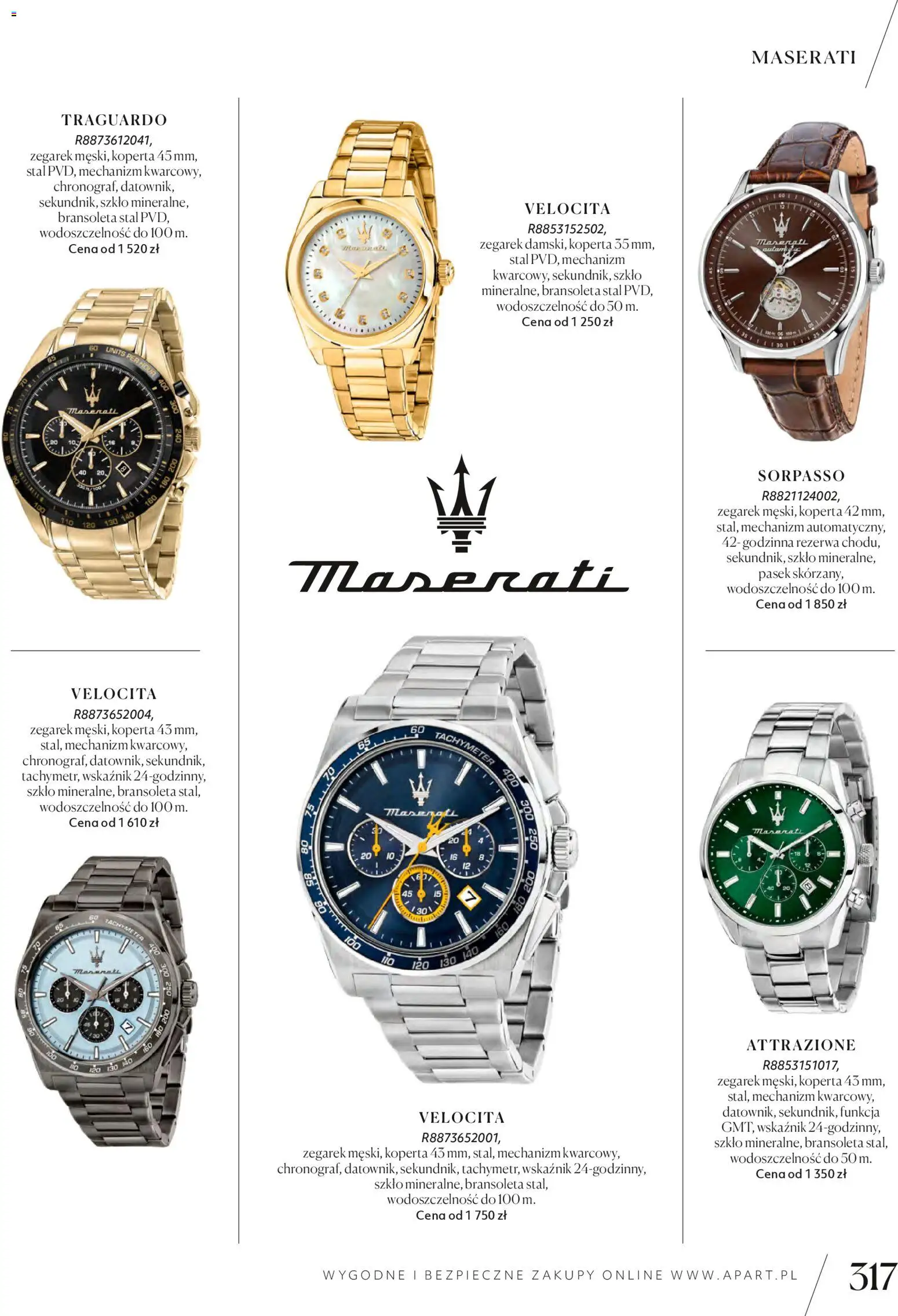 Apart promocje od 04.11.2025 | Strona: 319 | Produkty: Zegarek, Pasek
