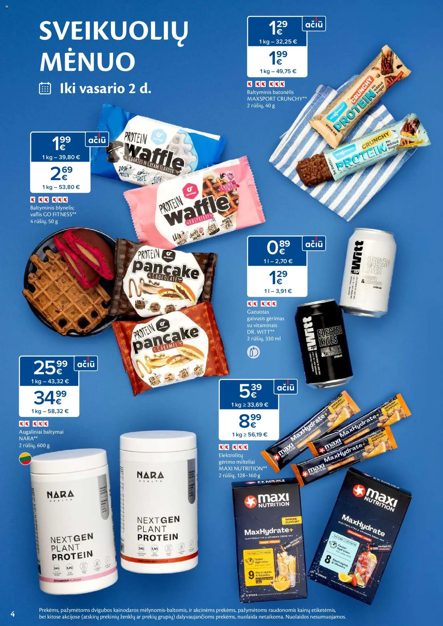 MAXIMA akcijos nuo 13.01.2026 | Puslapis: 4 | Prekių: Gaivusis gėrimas