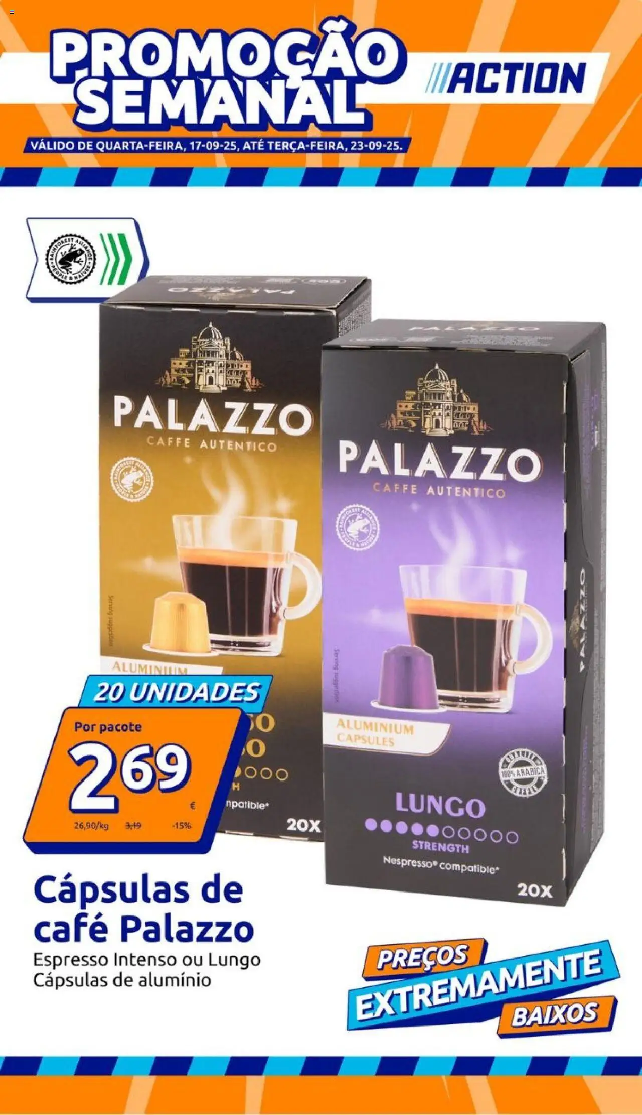 Action - Action PT week 38 2025 │ válido de 17.09.2025 | Página: 1 | Produtos: Café