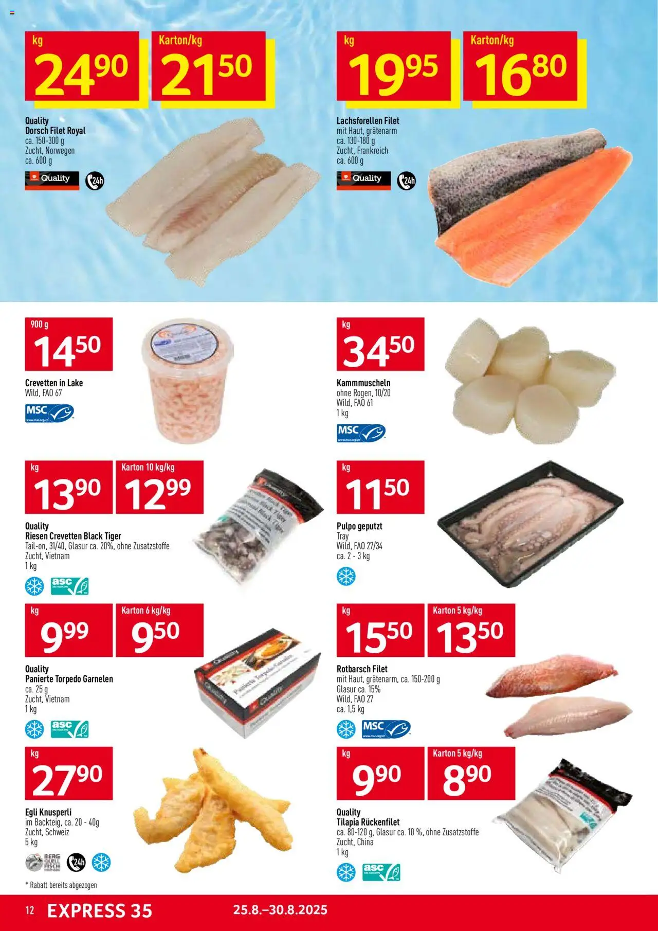 Prodega Aktionen ab 25.08.2025 | Seite: 12 | Produkte: Garnelen