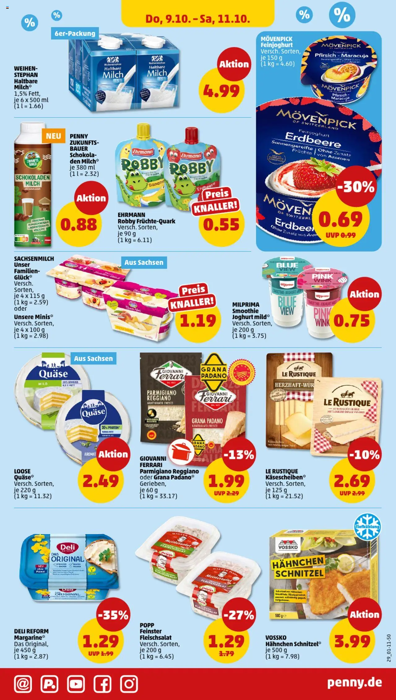 Penny Prospekt 	 – gültig ab 06.10.2025 | Seite: 31 | Produkte: Quark, Milch, Joghurt, Deli reform