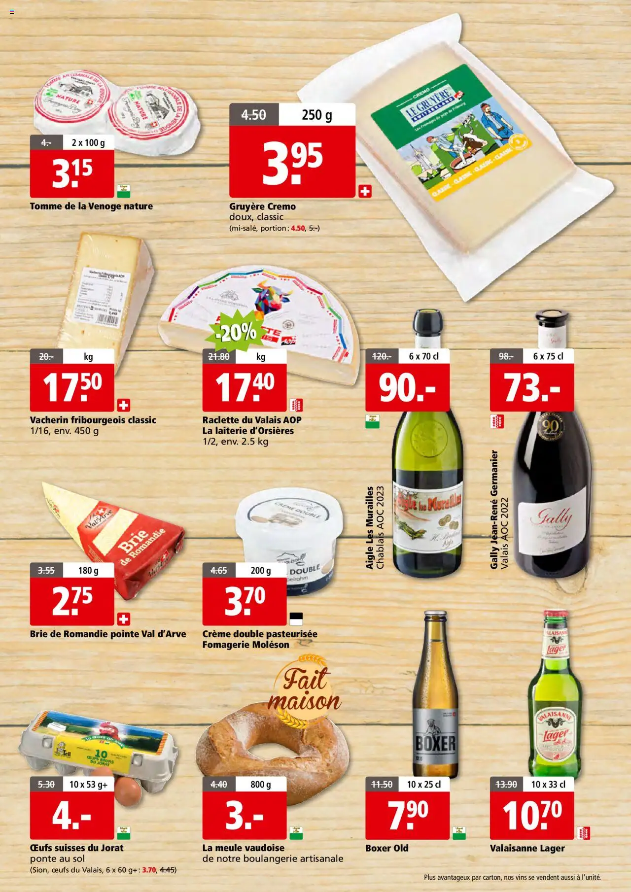Aligro Aktionen Gourmetkunden FR ab 25.08.2025 | Seite: 7 | Produkte: Boxer, Raclette, Creme