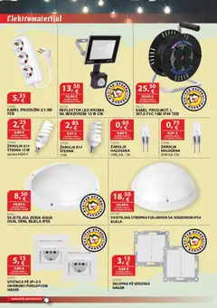 Smit Commerce Katalog - Pregled kataloga iz trgovine Smit Commerce, vrijedi od 15.04.2026 | Stranica: 10 | Proizvodi: Utičnica, Svjetiljka, Reflektor, Kabel