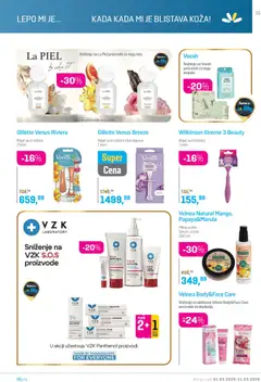 Lilly drogerie katalog - pregled Lilly drogerie kataloga - važi od 01.03.2026 | Strana: 35 | Proizvode: Gillette, Brijač, Piling