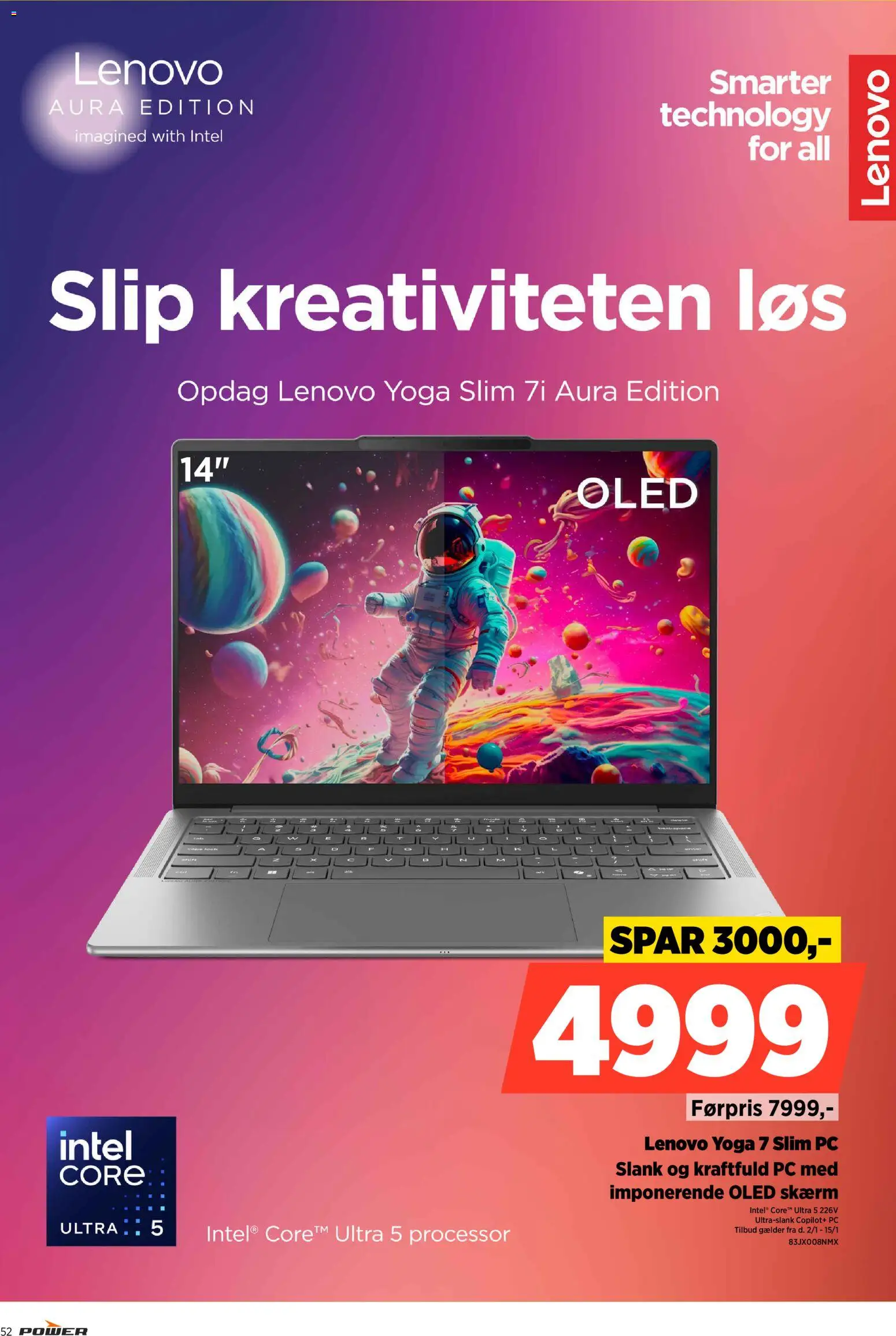 Power tilbudsavis – gyldig fra 02.01.2026 | Side: 52 | Produkter: Processor, Skærm, PC