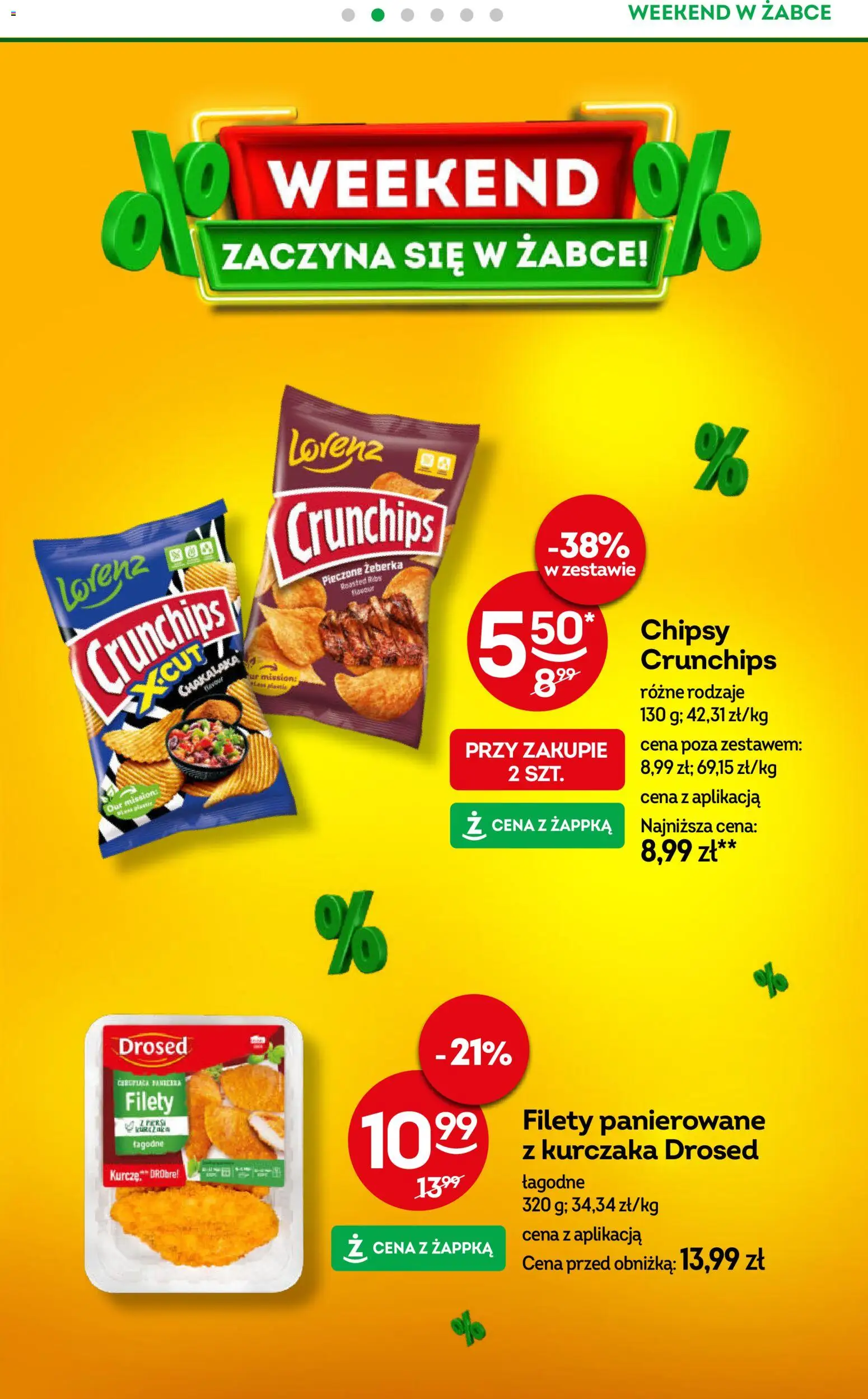 Żabka Gazetka - Weekendowe promocje od 27.02.2026 | Strona: 3 | Produkty: Chipsy