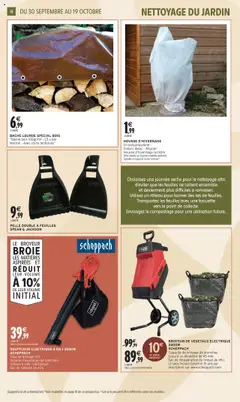 Intermarché - Prévisualisation de Intermarché - Jardin d'automne valide à partir de 30.09.2025 | Page: 18 | Produits: Sac, Broyeur, Brouette, Rateau