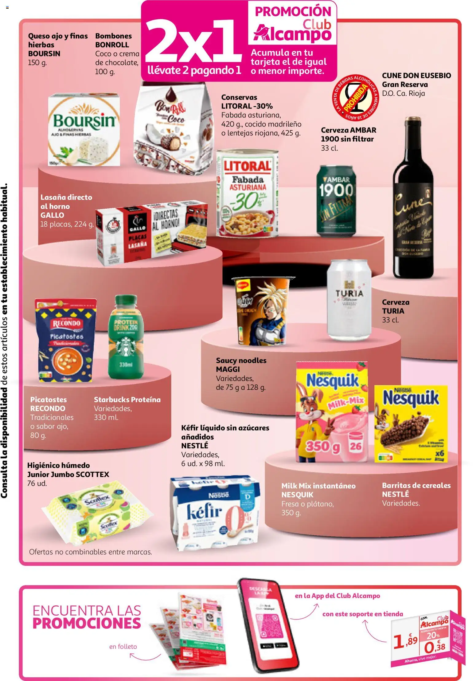 Alcampo - Club Nacional  │ válido desde el 11.12.2025 | Página: 5 | Productos: Queso, Cerveza, Τυρόπιτα, Horno