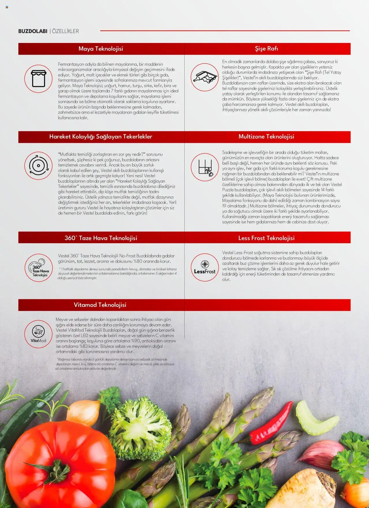 Vestel Beyaz Eşyalar Katalog - 03.06.2025 tarihinden itibaren geçerlidir | Sayfa: 11 | Ürünler: Ekmek, Sebze, Meyve, Lahana