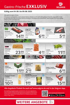Selgros Gastro Angebote gültig ab dem 04.08.2025