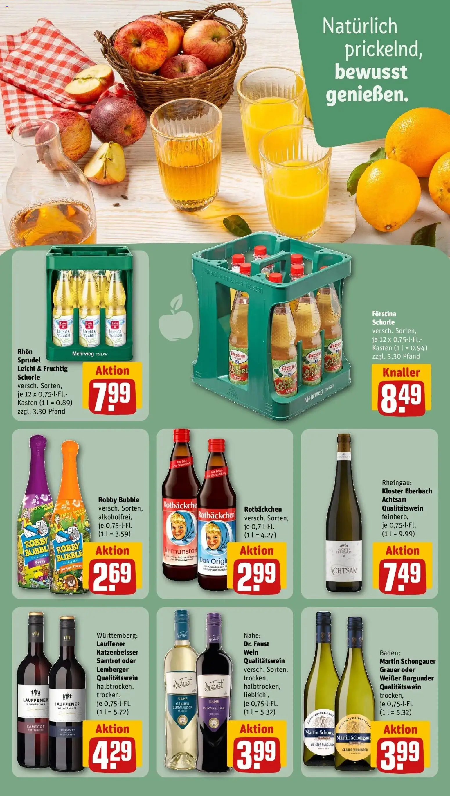 Rewe Prospekt Schlitz	 – gültig ab 01.03.2026 | Seite: 23 | Produkte: Tür, Äpfel, Wein