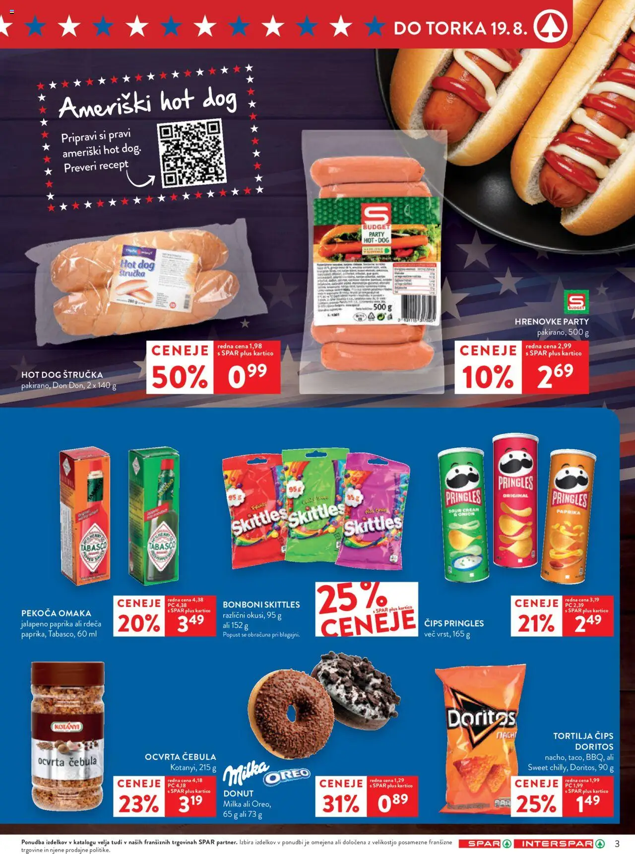 Spar katalog 33/25 │ velja od 13.08.2025 | Stran: 3 | Izdelki: Bonboni, Štručka, Cebula, Omaka