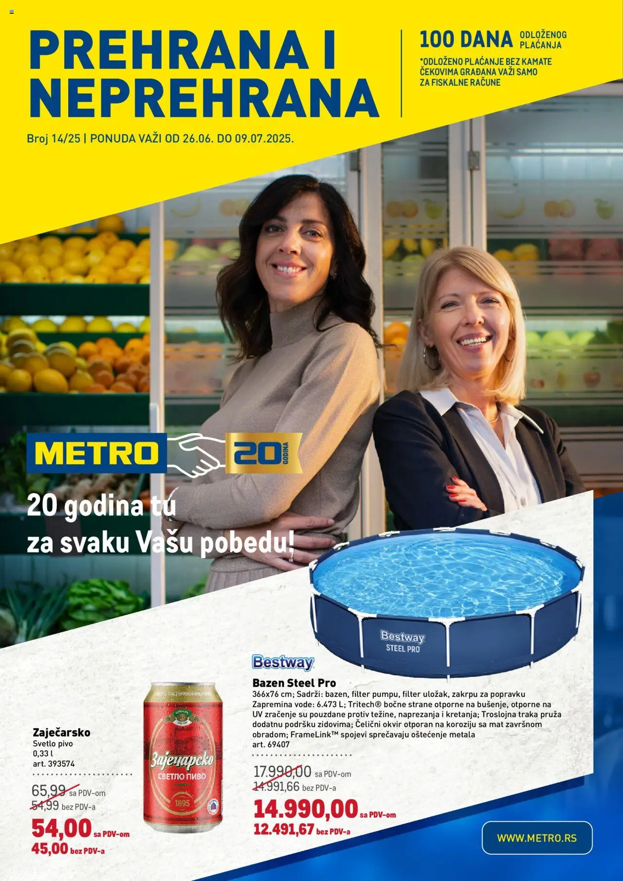 Metro katalog - važi od 26.06.2025 | Strana: 1 | Proizvode: Pivo