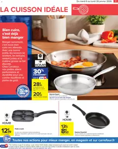 Carrefour - Prévisualisation de Carrefour Partageons le goût du mieux manger valide à partir de 06.01.2026 | Page: 7 | Produits: Poêle, Grill, Poêle à pancakes, Œufs