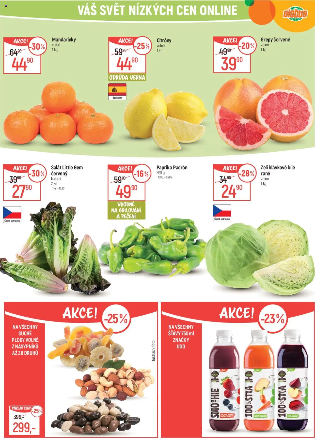 Globus leták od 18.06.2025 | Strana: 13 | Produkty: Globus, Zelí, Mandarinky, Citróny