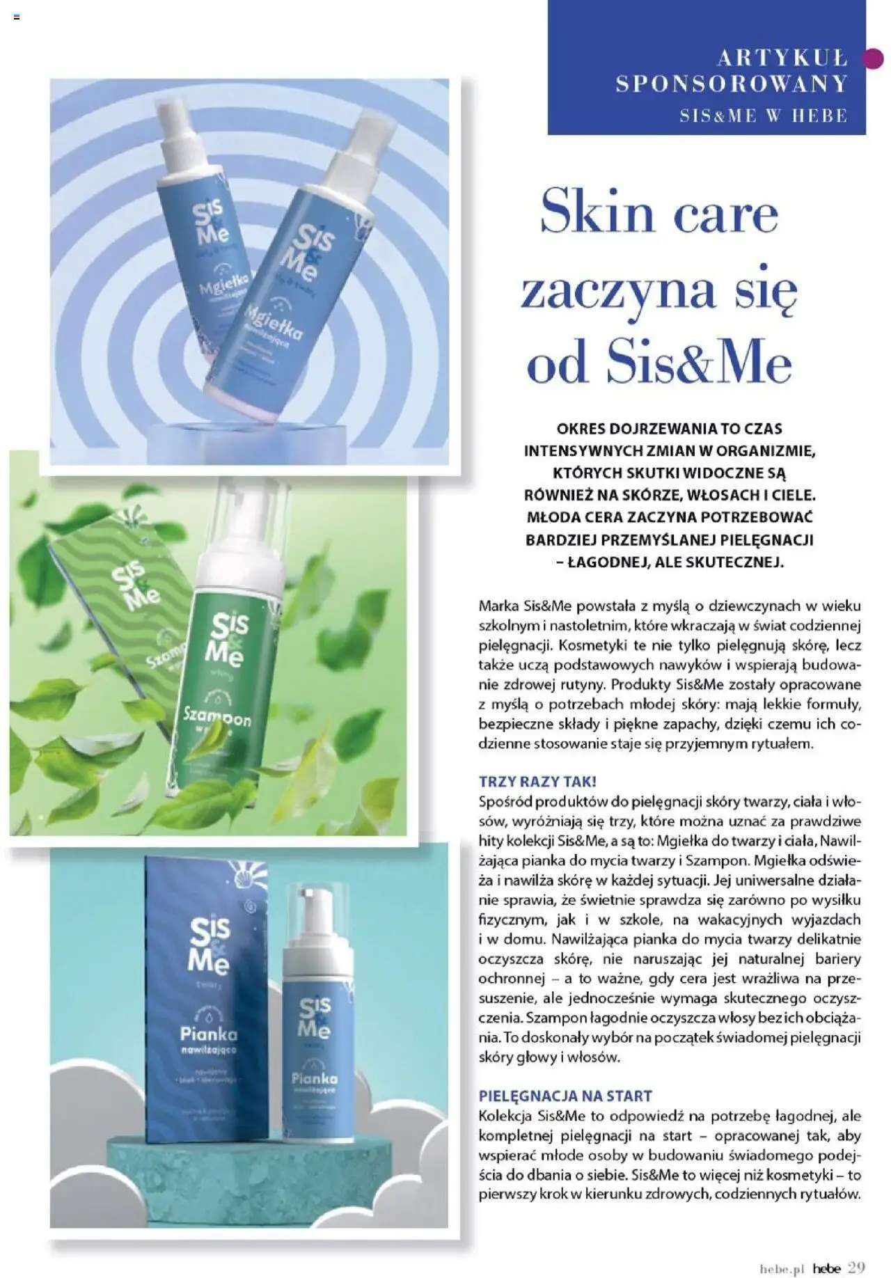 Hebe Gazetka - Magazyn od 01.07.2025 | Strona: 29 | Produkty: Kosmetyki, Szampon, Body
