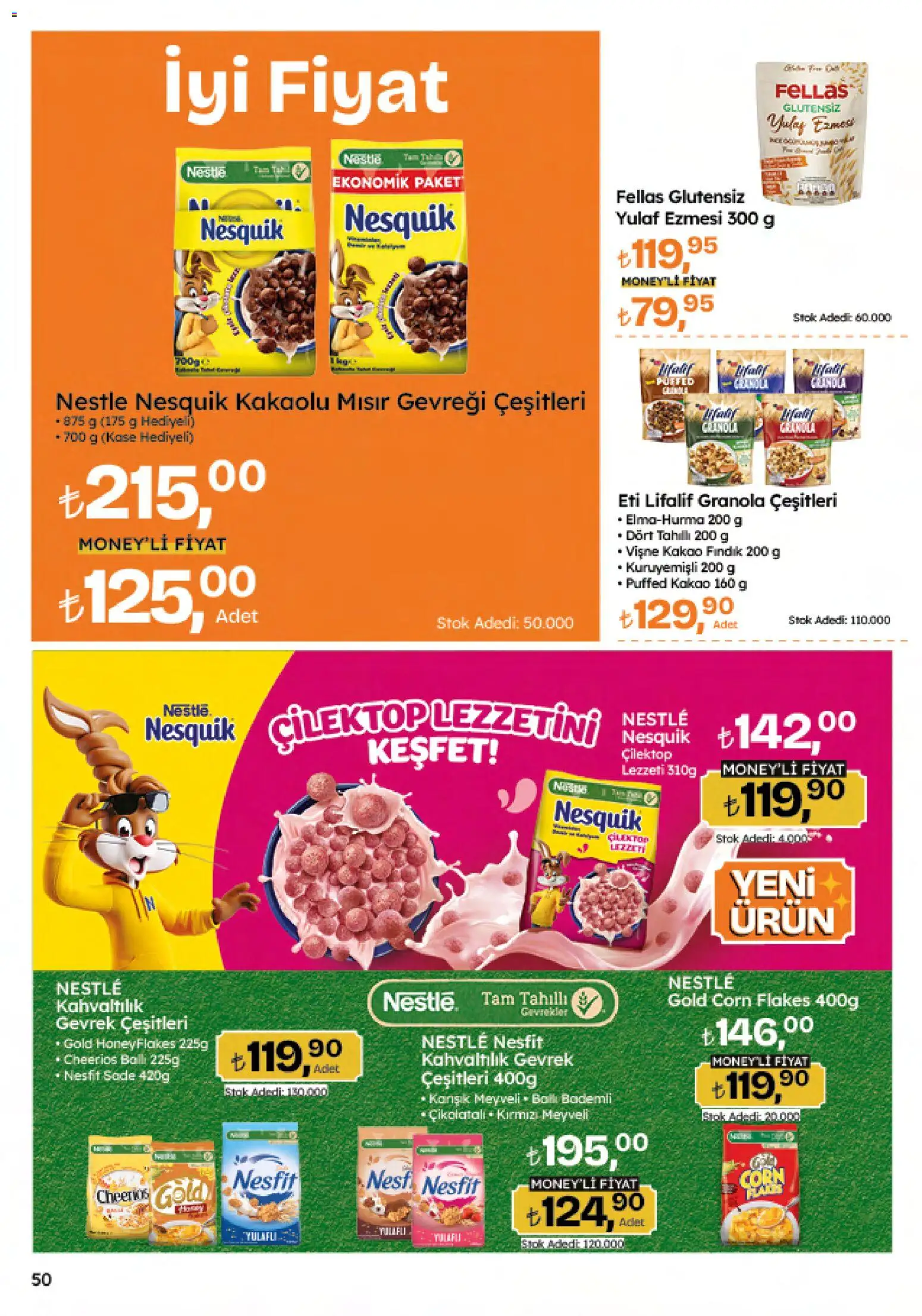 Migros Katalog - Migroskop - 26.02.2026 tarihinden itibaren geçerlidir | Sayfa: 50 | Ürünler: Fındık, Vişne, Yulaf, Mısır