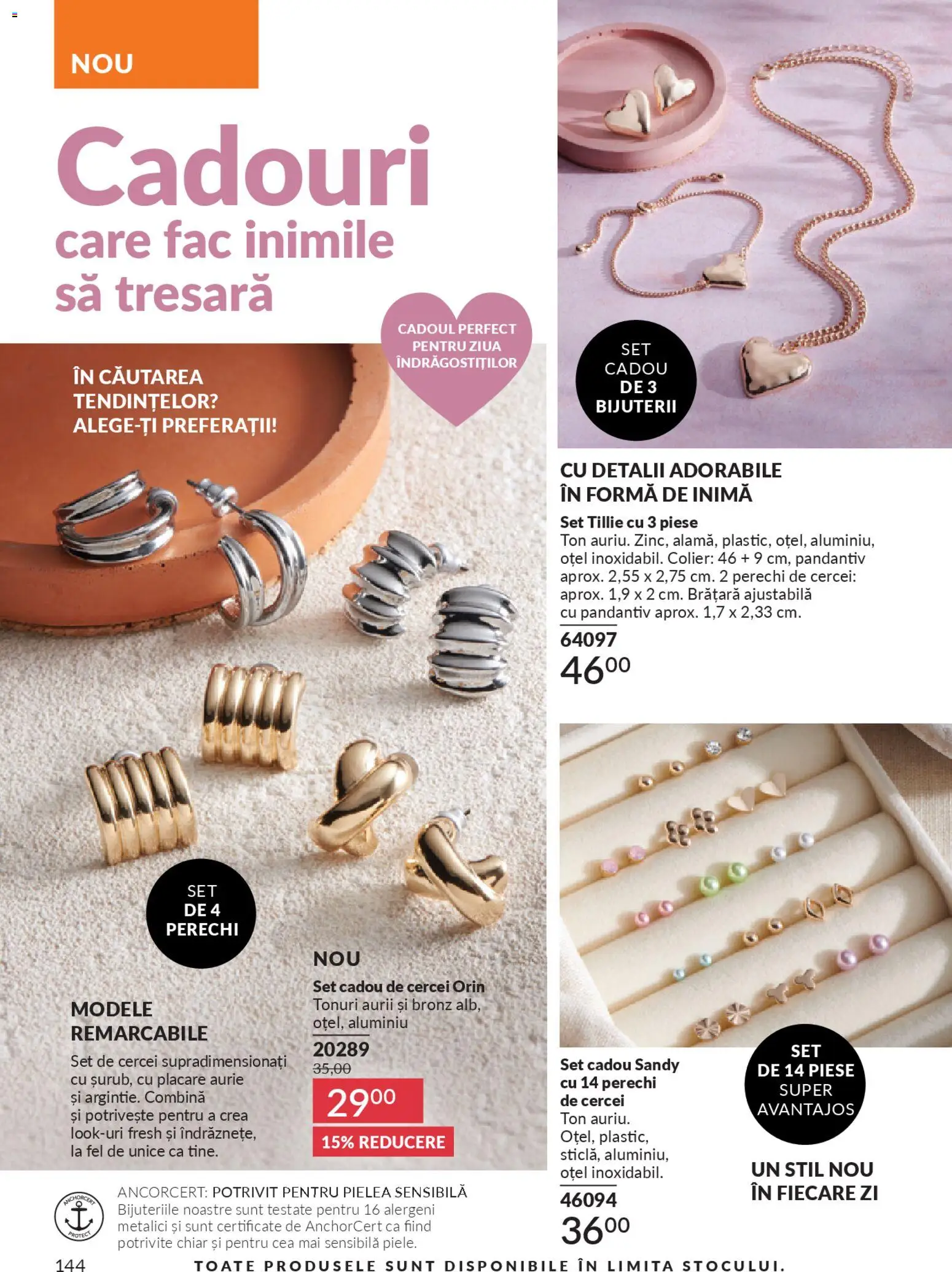 Noul catalog Avon – valabil de la 01.02.2026 | Pagină: 146 | Produse: Cercei, Colier, Brățară