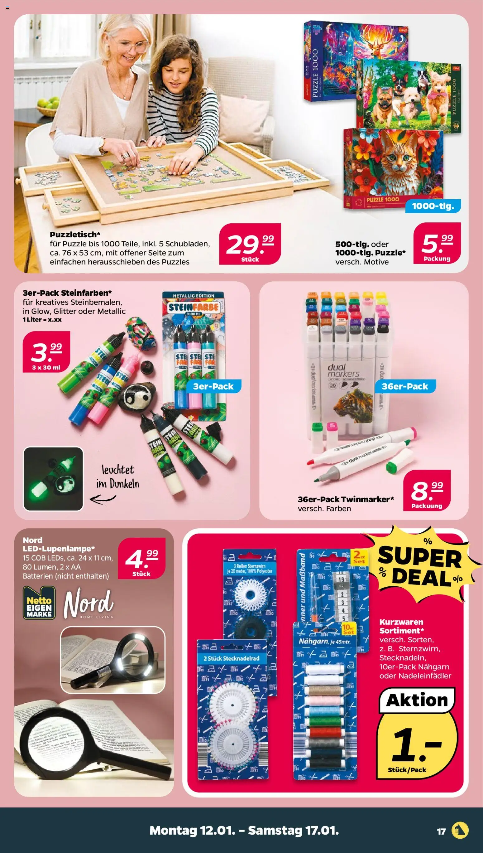 Netto Prospekt 	 – gültig ab 12.01.2026 | Seite: 19 | Produkte: Batterien