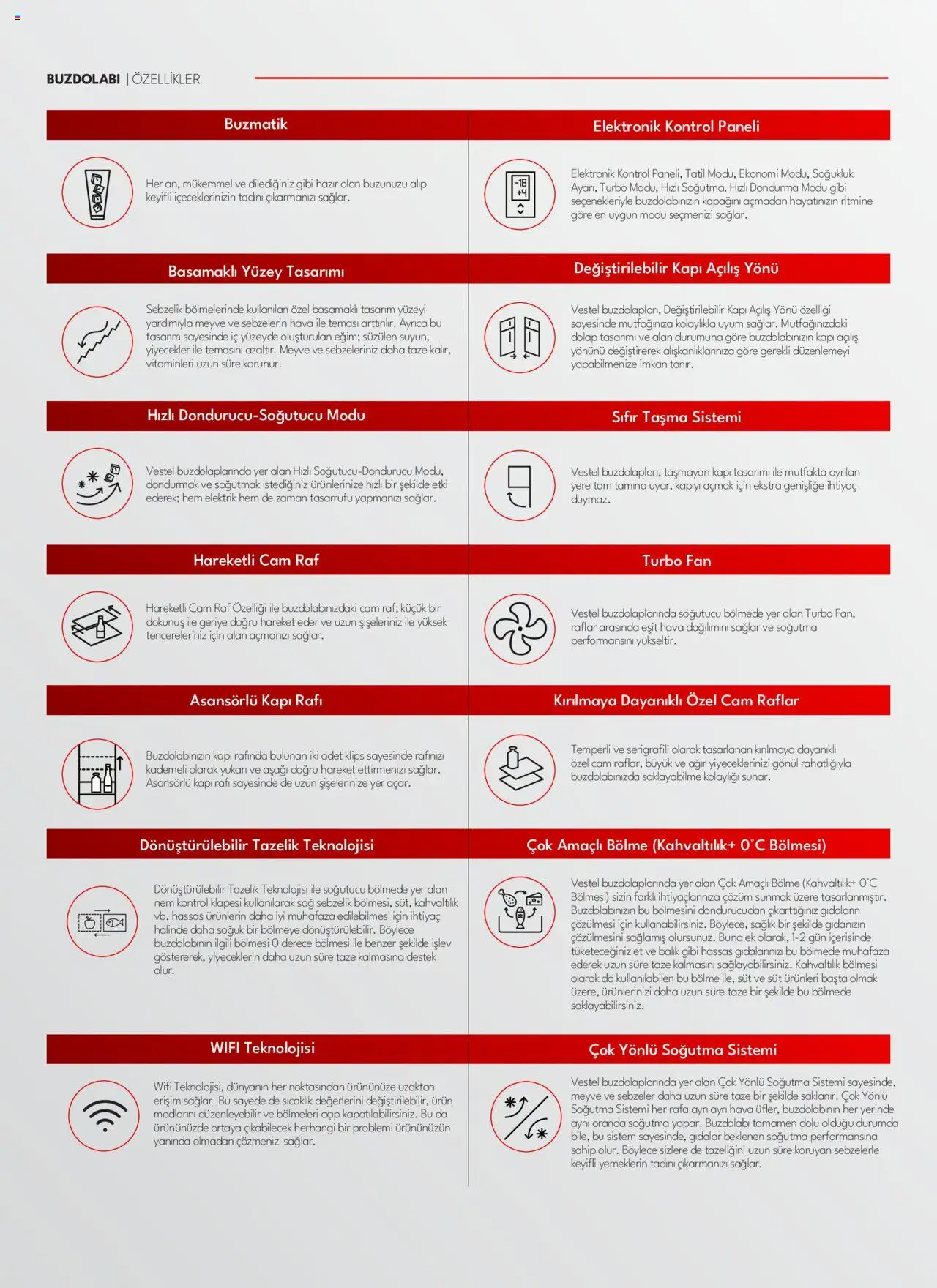Vestel Beyaz Eşyalar Katalog - 03.06.2025 tarihinden itibaren geçerlidir | Sayfa: 10 | Ürünler: Raf, Balık, Dondurma, Buzdolabı