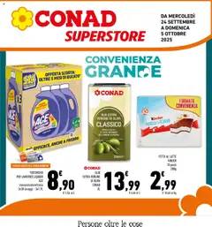 Anteprima del volantino Conad Superstore Lazio catalogo valido a partire dal 24.09.2025