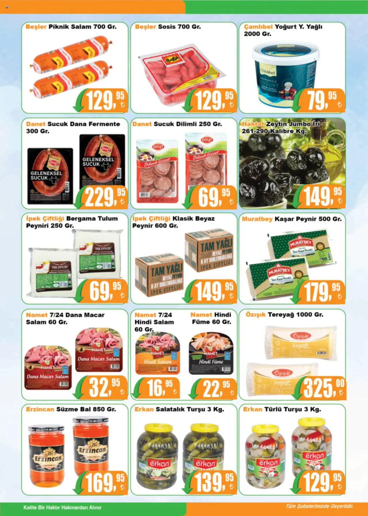 Hakmar Katalog - 04.10.2025 tarihinden itibaren geçerlidir | Sayfa: 7 | Ürünler: Peynir, Yoğurt, Salam, Salatalık