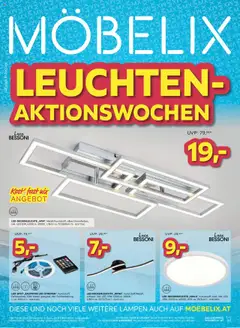 Möbelix Leuchten - Aktionswochen ab 09.09.2025 gültig