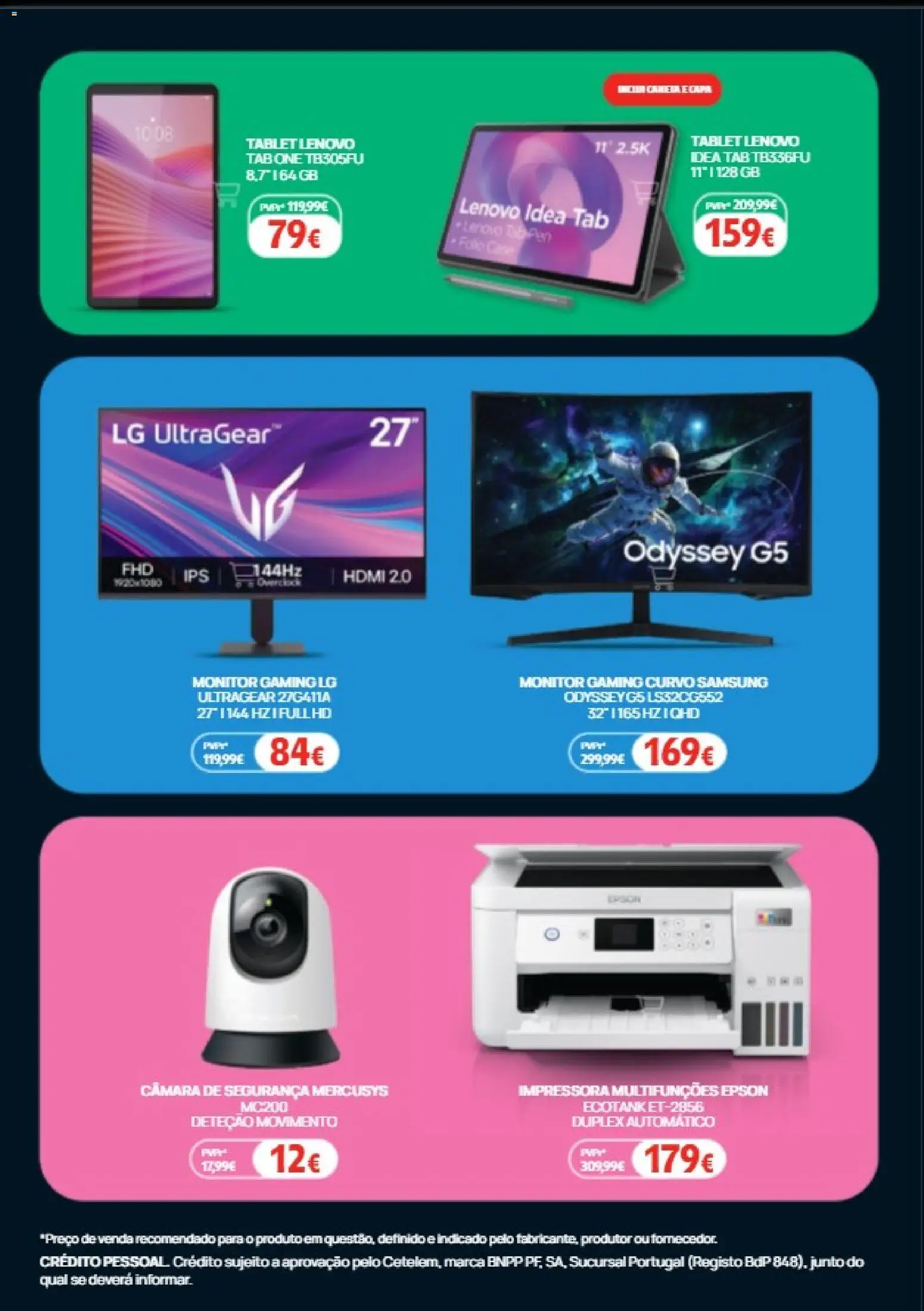 Darty - Black Friday │ válido de 28.11.2025 | Página: 12 | Produtos: Monitor, Impressora, Tablet