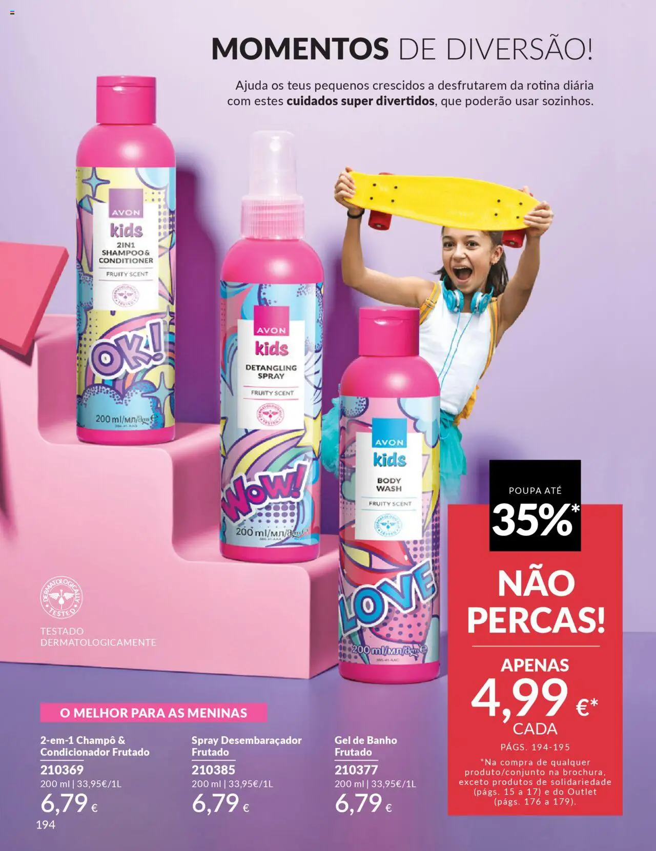 Catálogo Avon Campanha 10 │ válido de 01.10.2025 | Página: 194 | Produtos: Shampoo, Condicionador, Gel de banho, Banho