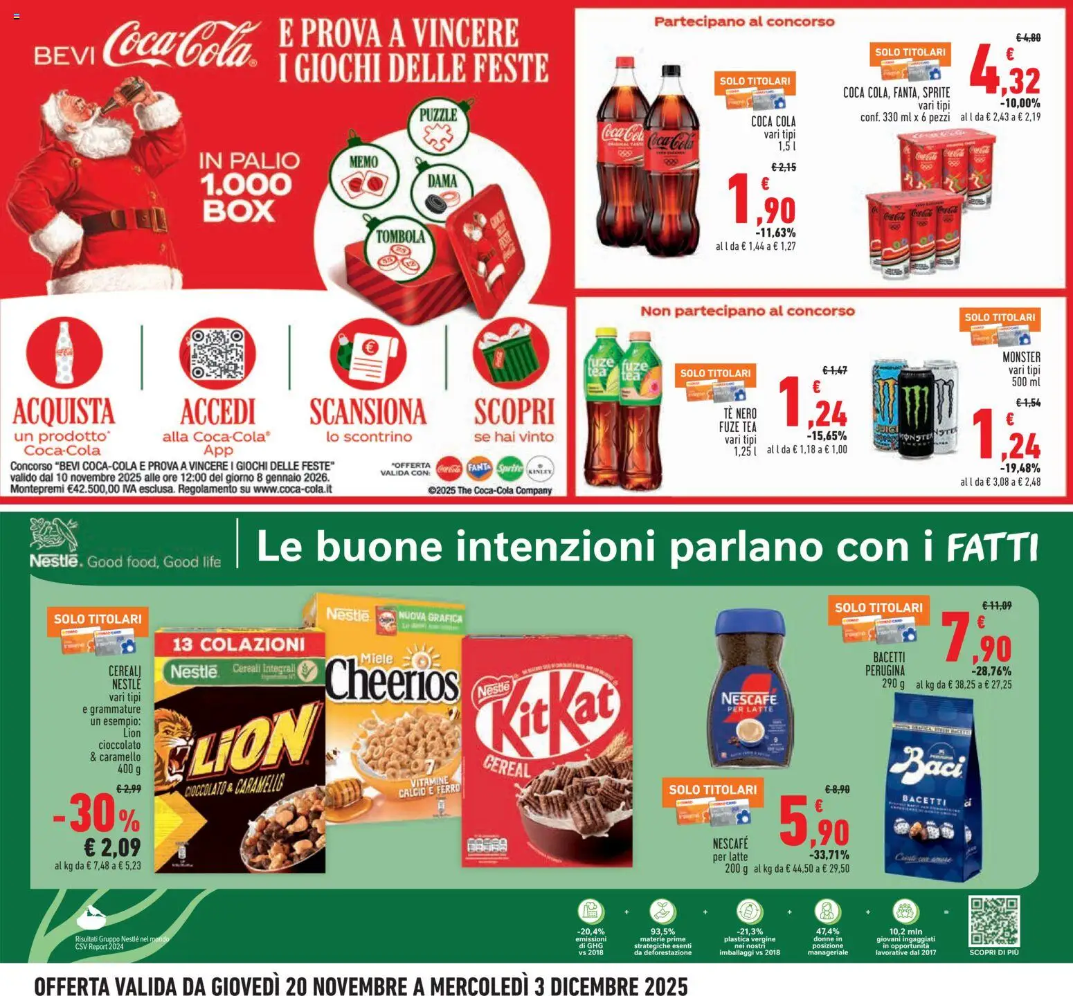 Volantino Conad del 20.11.2025 | Pagina: 27 | Prodotti: Cioccolato, Tè, Cereali, The