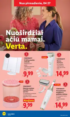 LIDL leidinys galioja nuo 27.04.2026 | Puslapis: 14 | Prekių: Skustuvas, Veidrodis