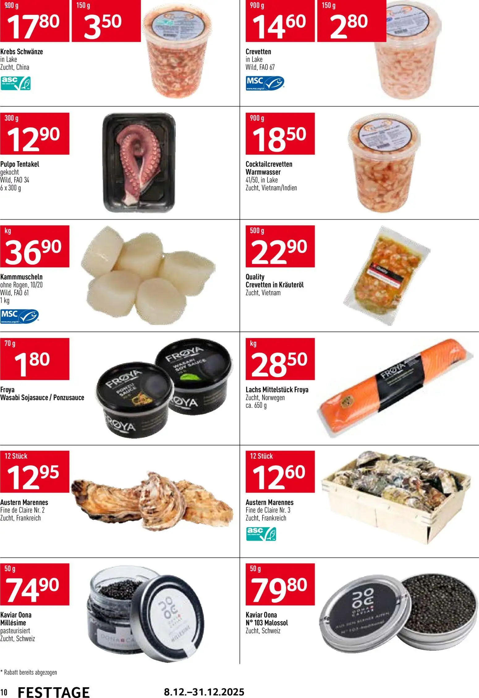 Prodega Aktionen Festtage – gültig ab 08.12.2025 | Seite: 10