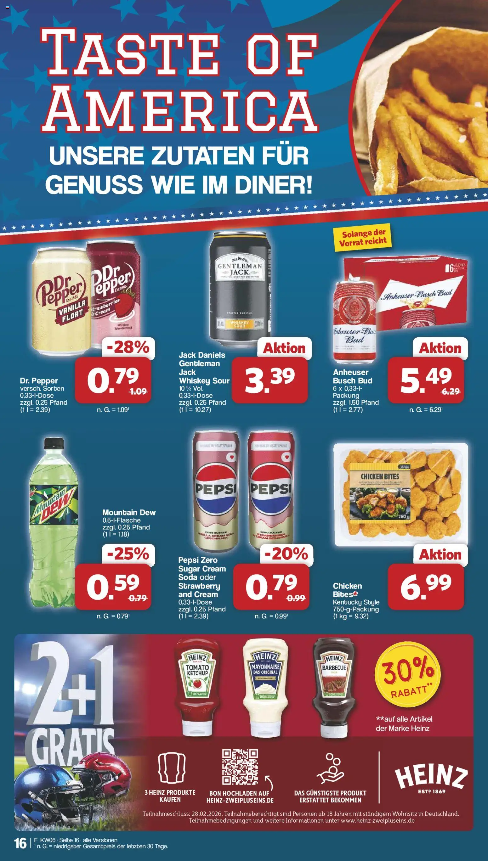 Famila Nordwest Prospekt 	 – gültig ab 02.02.2026 | Seite: 16 | Produkte: Mayonnaise, Zucker, Pepsi, Ketchup