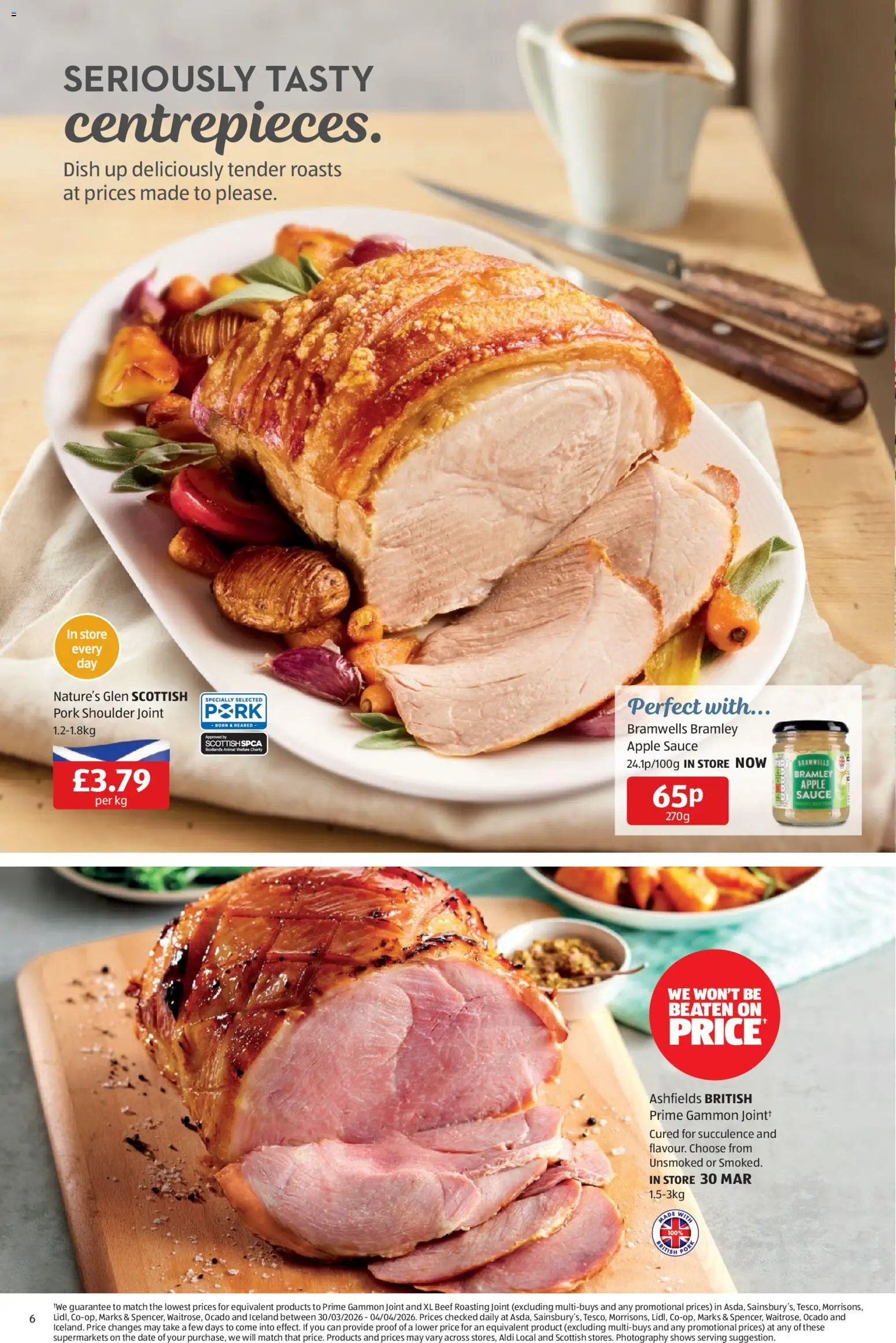 {H1} | Page: 6 | Products: Sauce, Apple, Pork, Beef