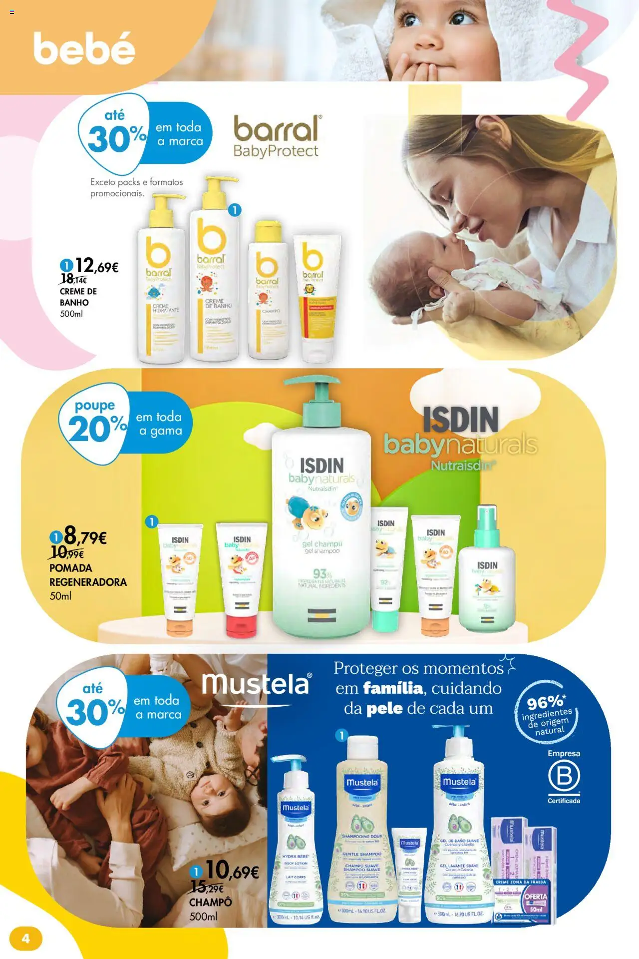 Pingo Doce - Bem Estar Regresso à Rotina Lojas │ válido de 26.08.2025 | Página: 4 | Produtos: Pomada, Shampoo, Banho, Creme